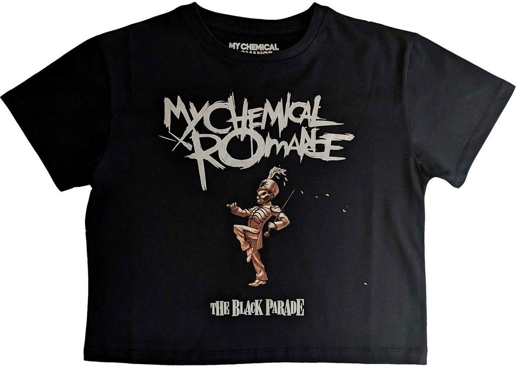 My Chemical Romance - "The Black Parade" Kurzes Top für Damen RO5593 (XL) (Schwarz)