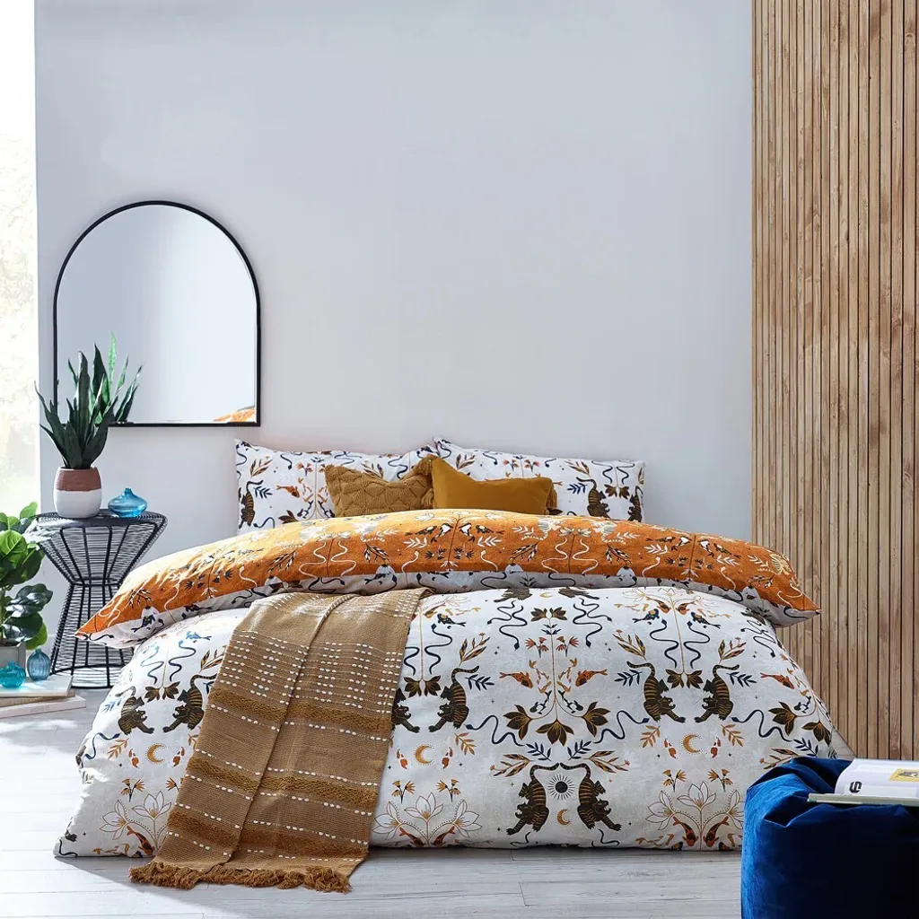 Furn Parure de lit Tiger Fish RV2512 Multicolore Kingsize 230x220cm