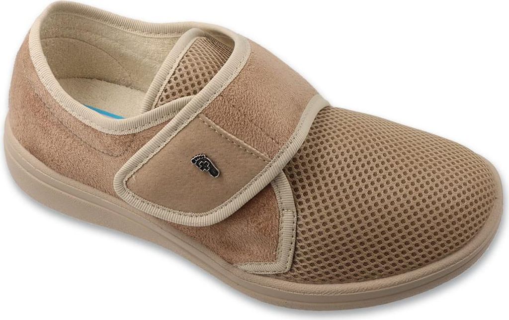 Befado Dr. Ärzteschuhe Orto 088D002 beige Senior Hausschuhe nicht nur für Diabetiker