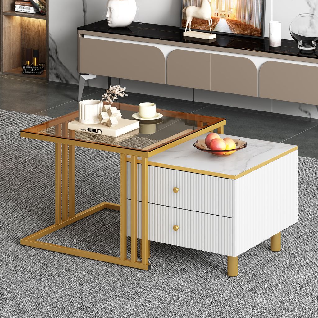 HomCom Couch- & Beistelltisch (2026) Zum Bestpreis