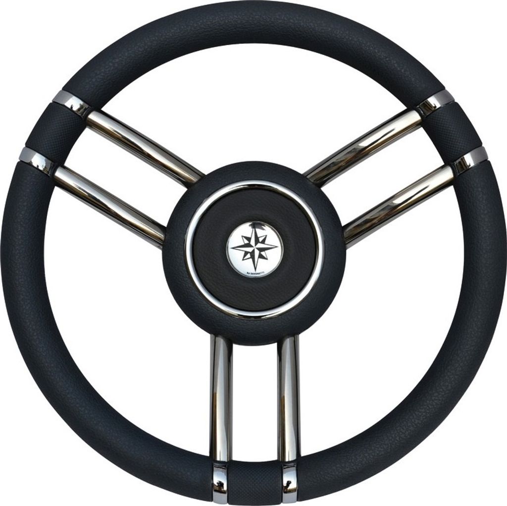 Volant Apollo VA-ocel+polyuretan Ø350mm černý, 1 kus Obrázek produktu 