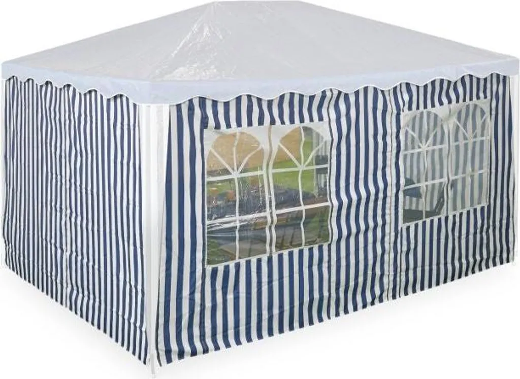 Rideaux de tonnelle 3x4m lot de 3 parois latérales en toile robuste