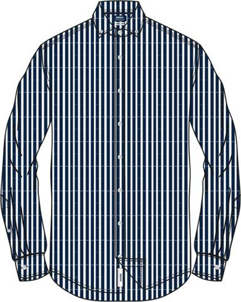 Striped Linen Blend Sirt