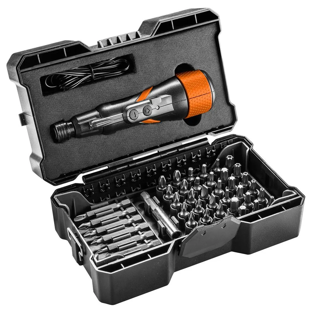 Tournevis sans fil pour montage de meubles NEO TOOLS 3,6V Li-Ion USB