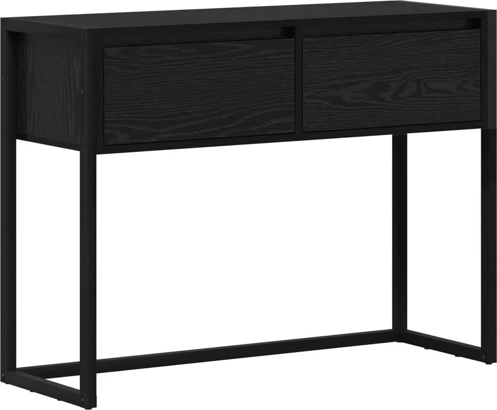 vidaXL Mobile Tavolino Nero 100x36x75 - Praticità e Stile - 1