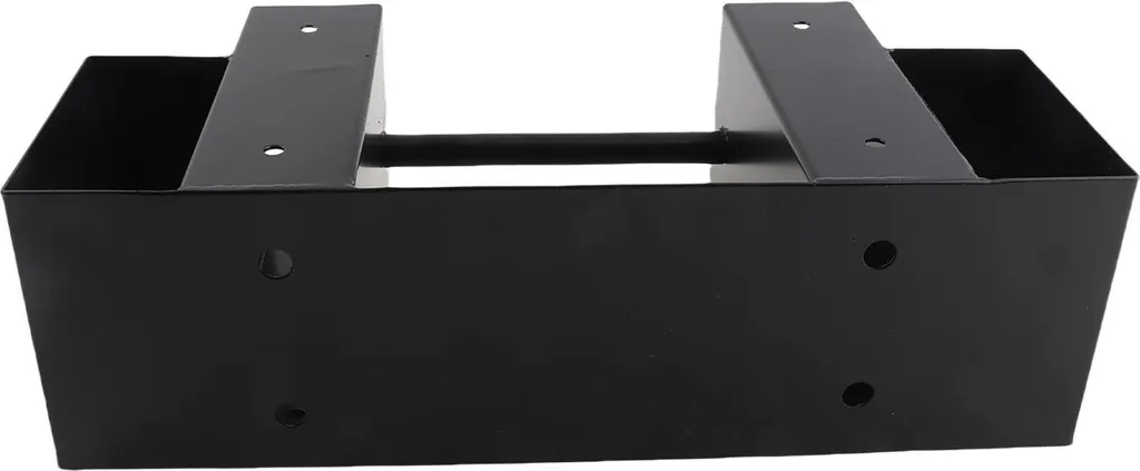 Support pour bois de chauffage extérieur en acier noir robuste 40cm - 6