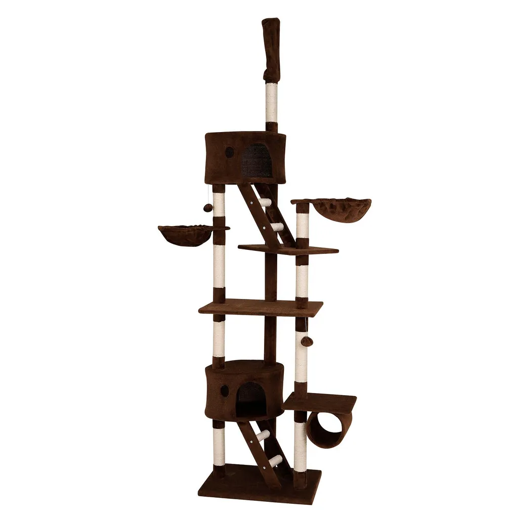 Tiragraffi Lionto 230-250cm Soffitto | Torre Gatti XXL Marrone
