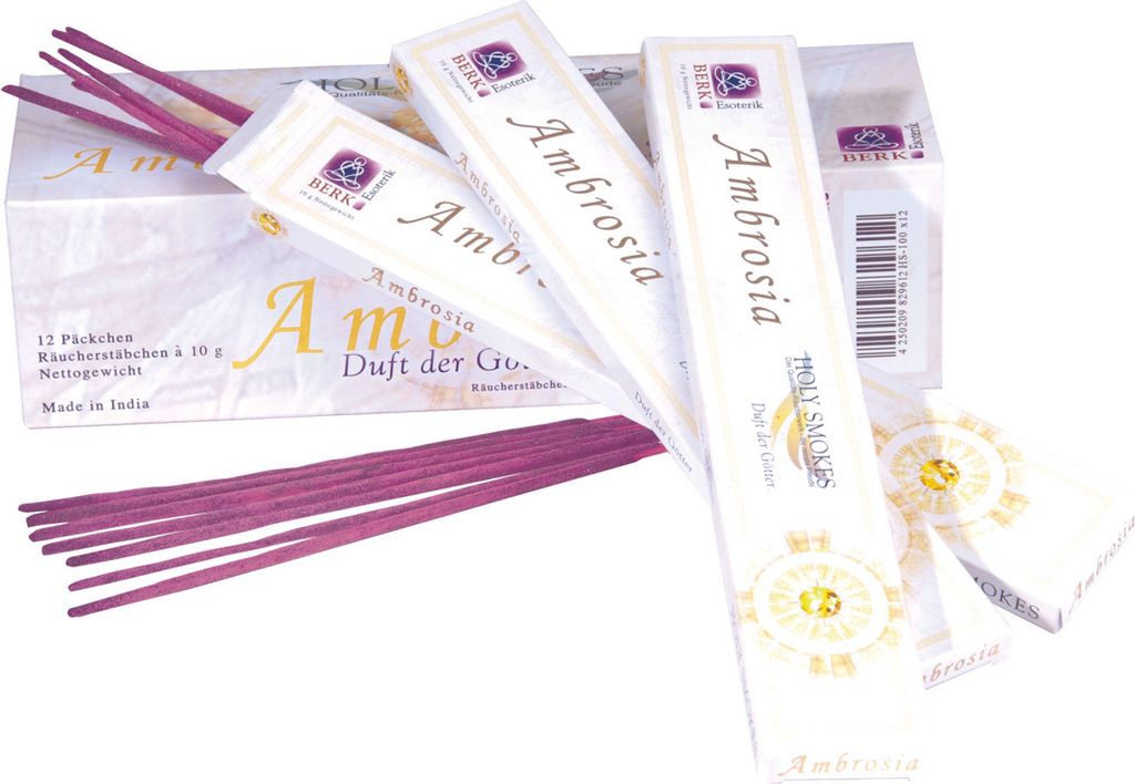 Berk Ambrosia Räucherstäbchen HS-100 12 Pack zus. 120 Produktbild 