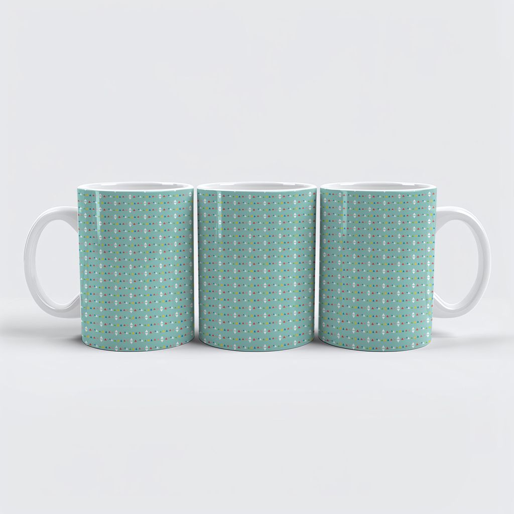 raxxa Premium-Tasse "Triángulos en equilibrio"