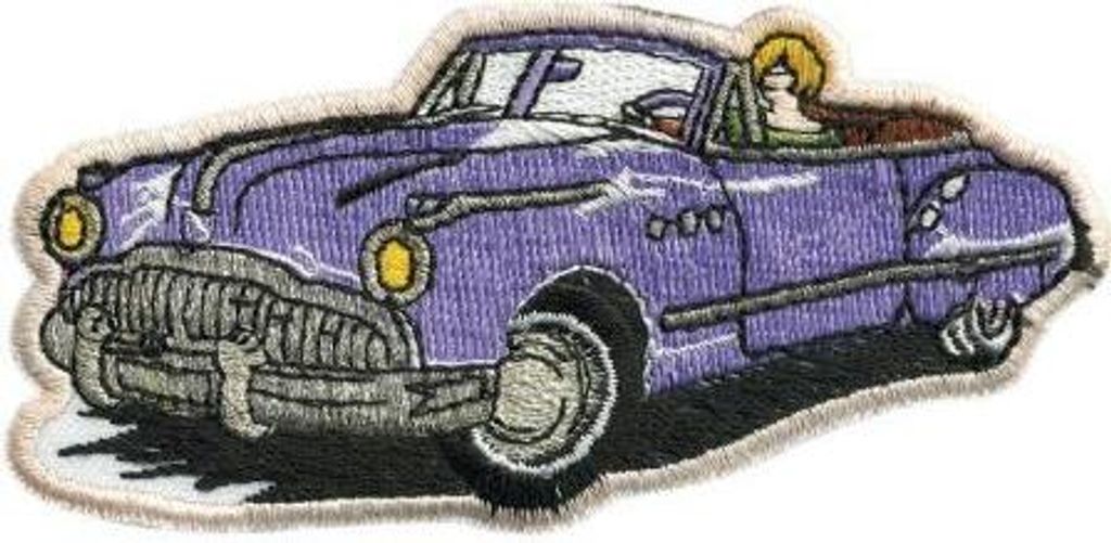 AUFNÄHER - Oldtimer Car - 04244 - Gr. ca. 11 x 5 cm - Patches Stick Applikation