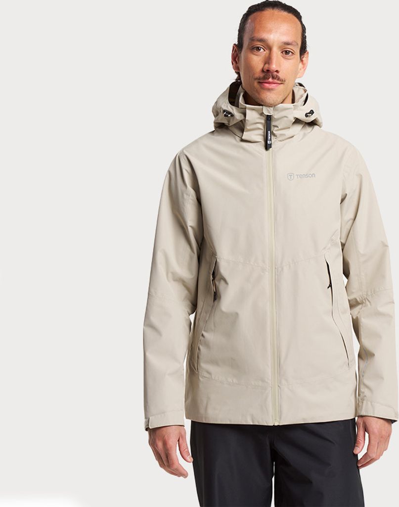 Tenson Jacke beige wasserdicht