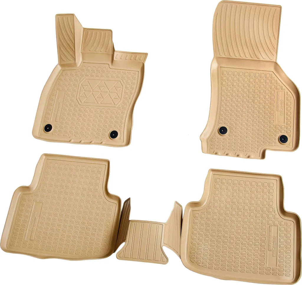 Tappetini Gomma 3D Skoda Octavia III 5E Beige | Protezione Su Misura
