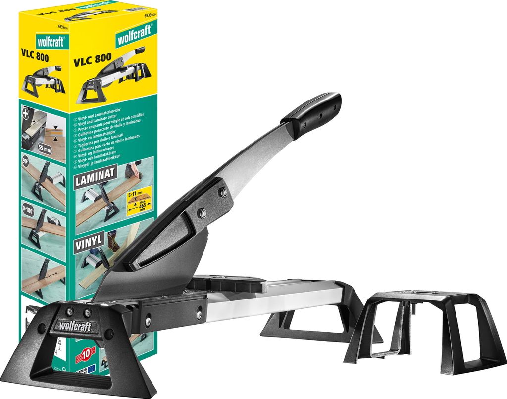 wolfcraft GmbH VLC 800, Schwarz, 46,5 cm, 1,1 cm, 90°, 197 Produktbild 