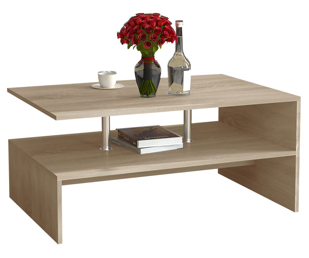 Holz Sofatisch Couchtisch Maliso L Produktbild 