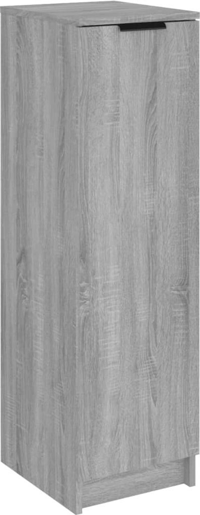 vidaXL Szafka na buty Szara Sonoma 30x35x100 cm Materiał Zdjęcie produktu 