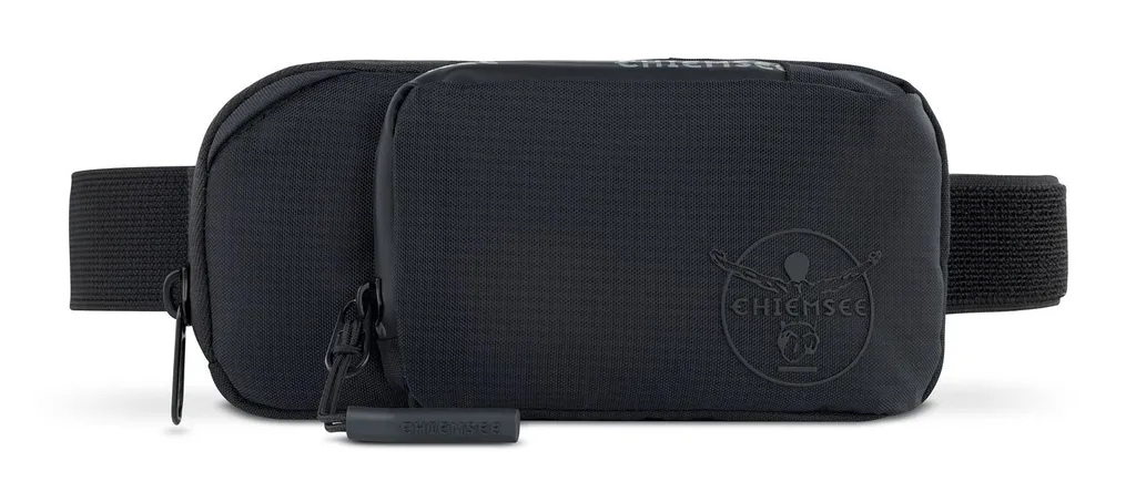 CHIEMSEE Light N Base Marsupio Sportivo Nero - Design Leggero in RPET