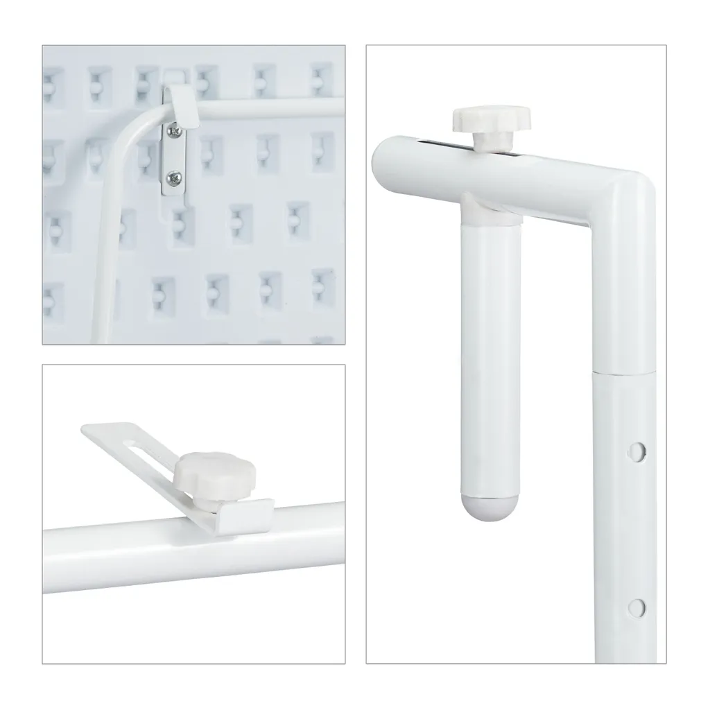 Table Suspendue Balcon Gain de Place : Solution Pliable Aspect Bois - 8