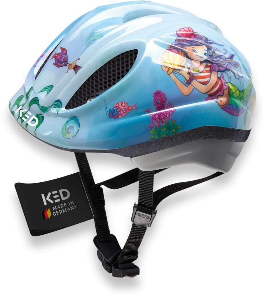 KED Meggy II Originals | Kinder Fahrradhelm Insektenschutznetz Integriertes LED-Rücklicht maxSHELL Technologie NELLA NIXE 46-51 (S)