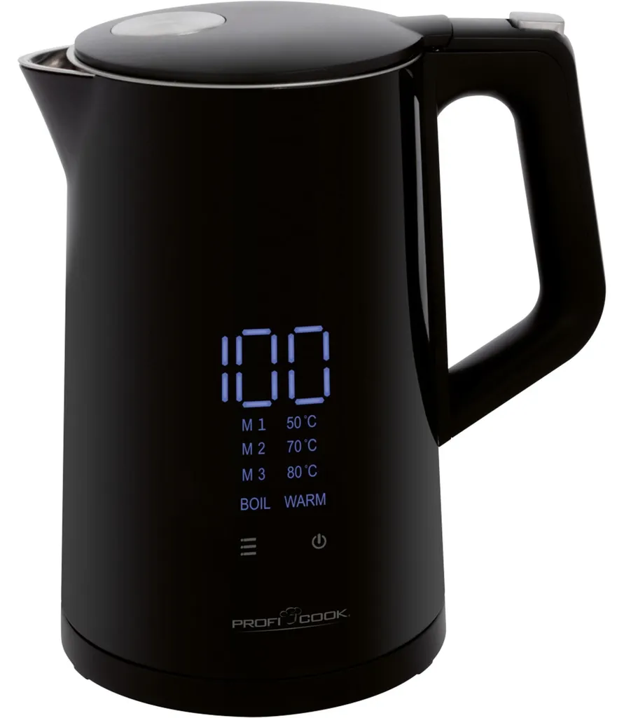 Bouilloire 1,7 L Proficook PC-WKS 1243 - Acier Inox et Chauffe Rapide