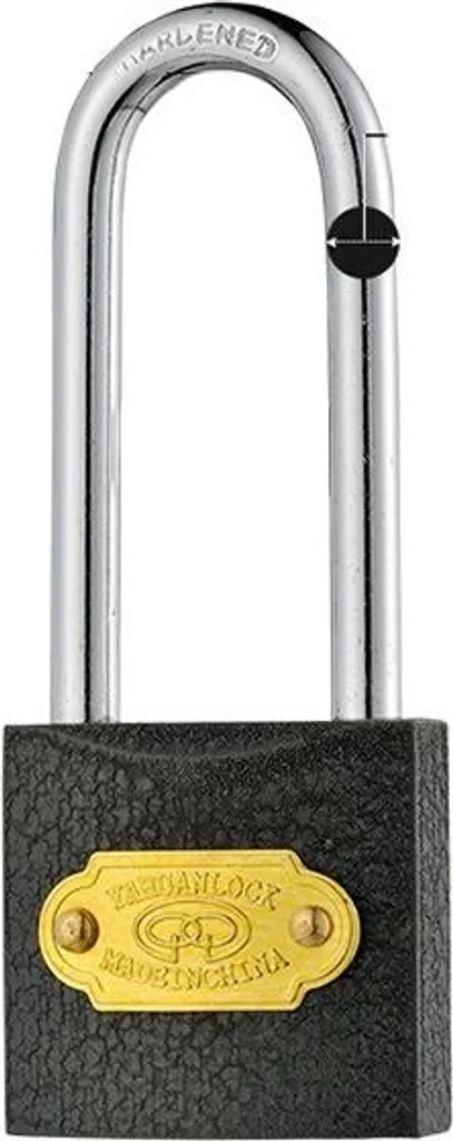 Lucchetto ad Arco Lungo 50mm in Ferro INF: Sicurezza e Robustezza - 2