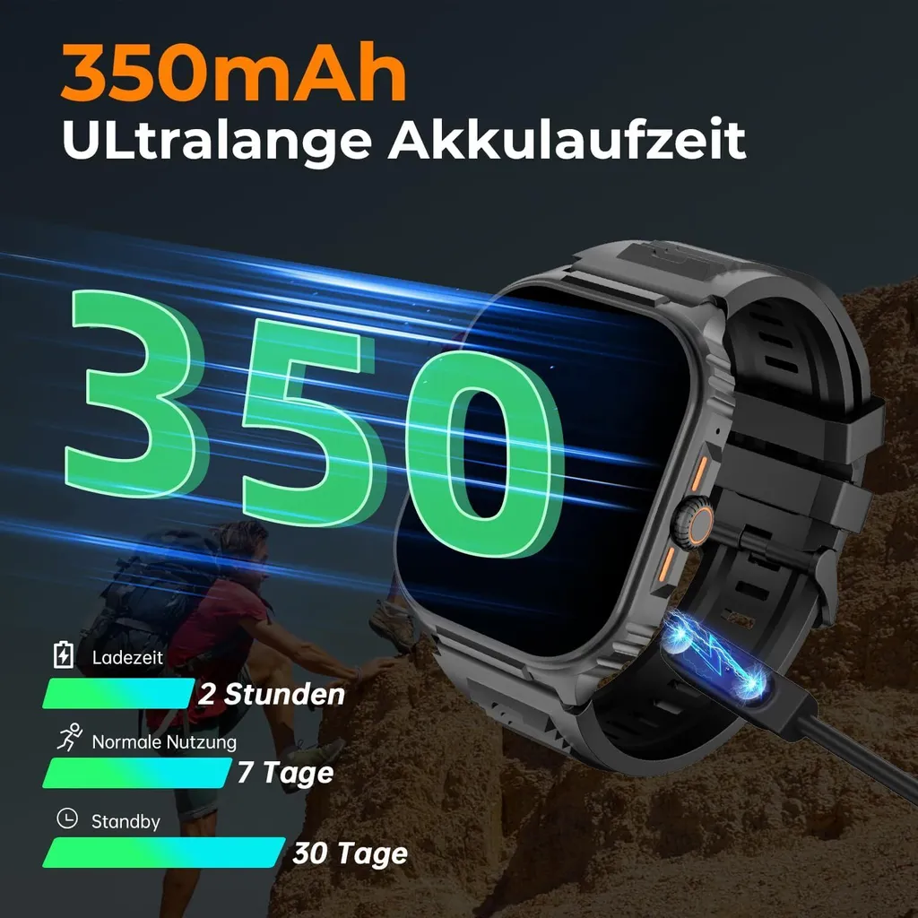 Recensione Smartwatch 2.01" HD: Stile Argento e Chiamate BT - 7