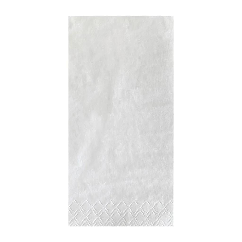 Serviettes papier Fasana blanches 40cm pliage 1/8 en gros - 1000 unités