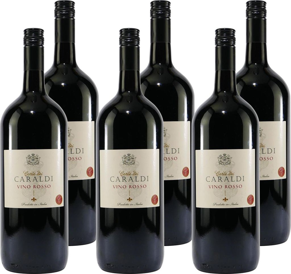 Corte dei Caraldi Vino Rosso -trocken- (6 x 1,5L) Produktbild 