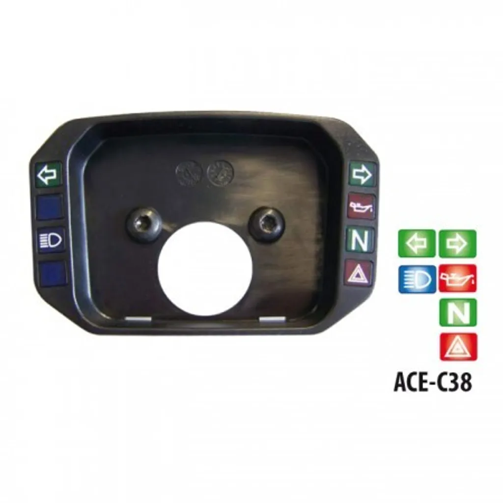 Couvercle de lampe témoin ACE-C38 noir : pièce de rechange origine