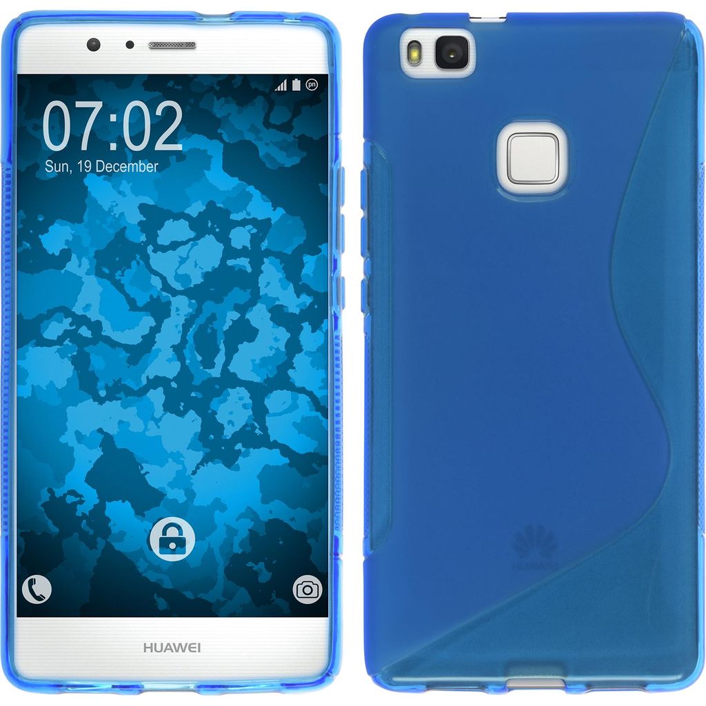 PhoneNatic Case kompatibel mit Huawei P9 Lite - blau Produktbild 