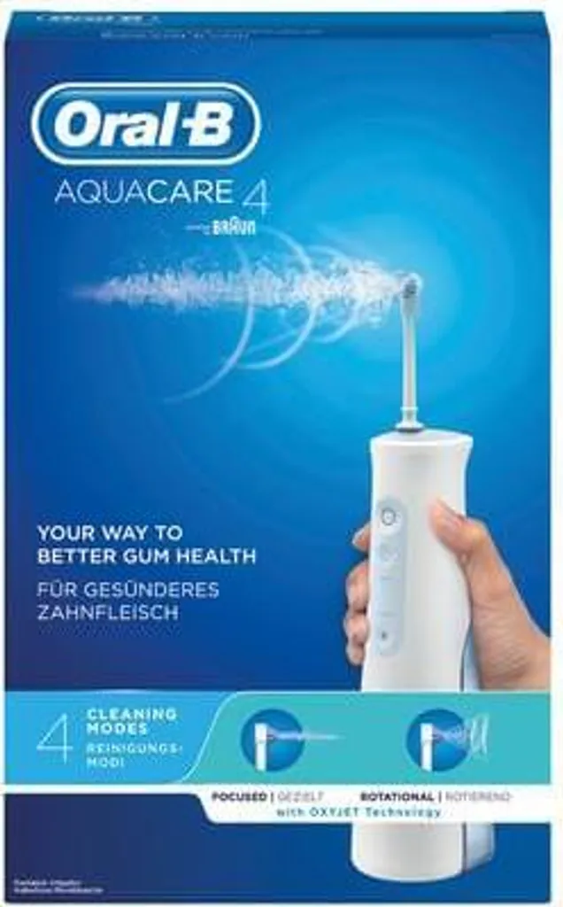 Hydropulseur Oral-B AquaCare 4 Jet Dentaire Technologie Oxyjet