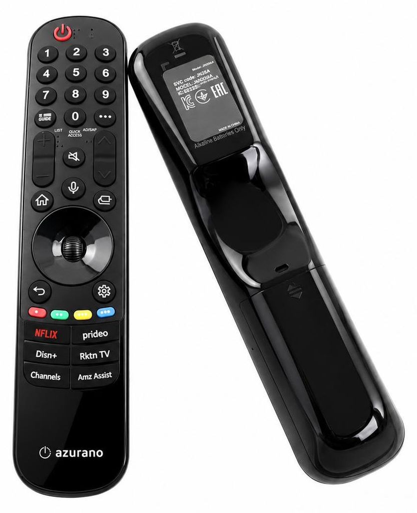 azurano Fernbedienung für LG AN-MR24GA, AKB76045003, Magic Voice Mouse Remote, OLED NanoCell QNED