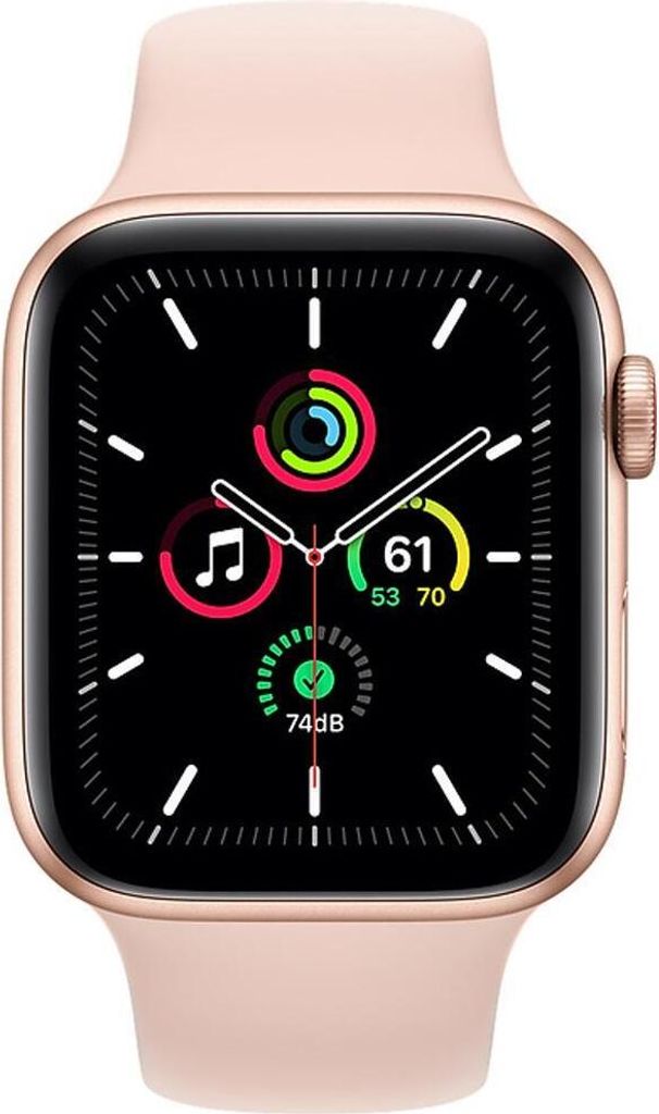 Apple watch series 4 gps with 40mm gold aluminium case & pink sand sport band online