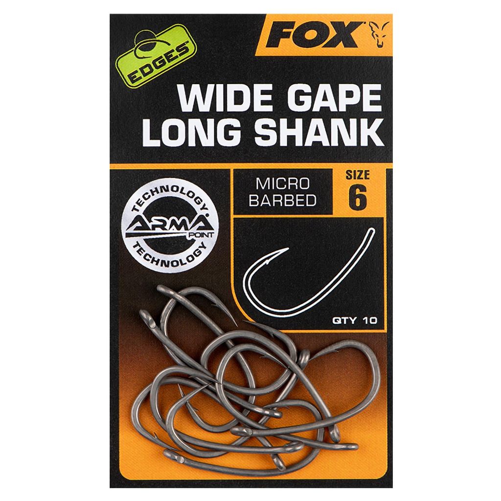 Fox Edges Armapoint Super Wide Gape Long Shank Hooks - 10 Produktbild 