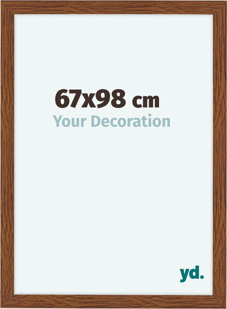 Bilderrahmen, 67x98 cm, Eiche Rustikal, MDF, Como