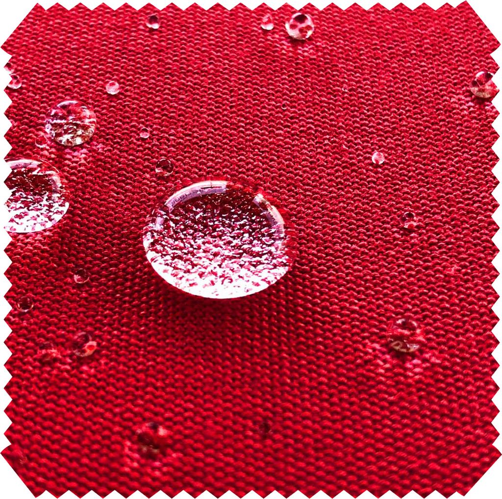 novely ARAGON WATERPROOF UV - Premium Acryl Outdoor-Stoff Polsterstoff in Baumwoll-Optik Markisenstoff Meterware 1lfm - Farbe: 23 Rot