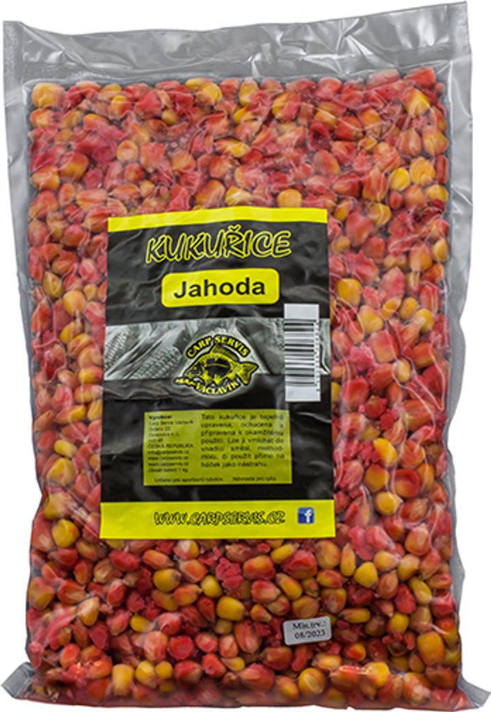 Karpfen Servis Václavík Mais Strawberry CS 1kg