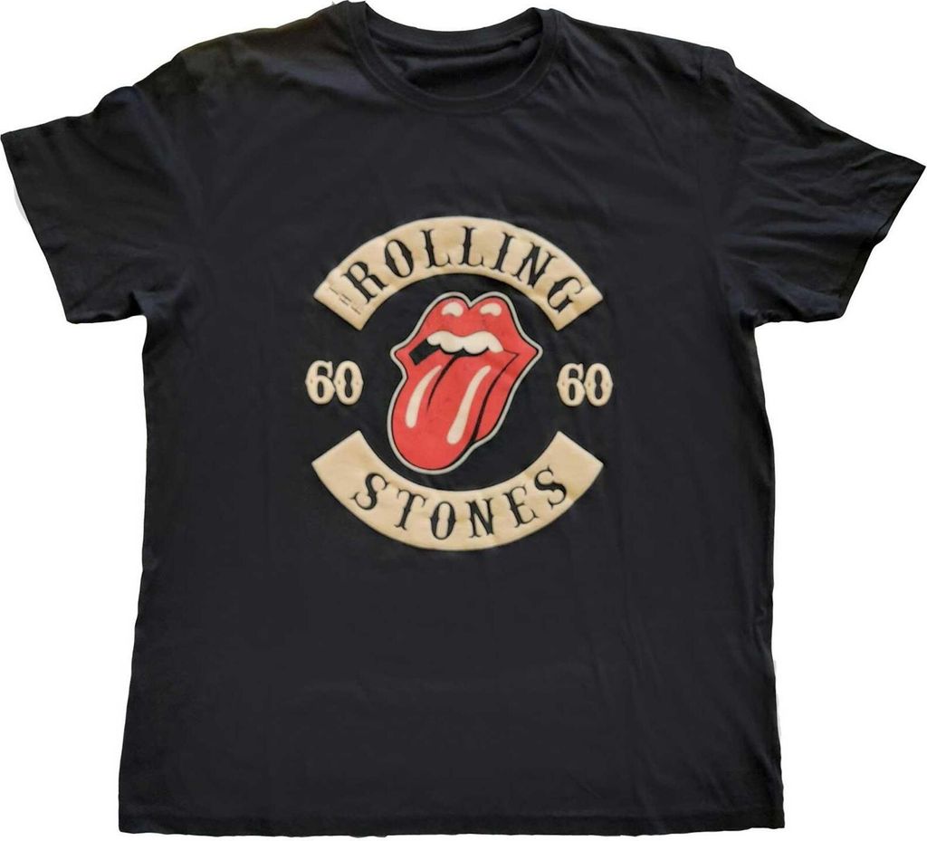 The Rolling Stones - "Sixty Biker" T-Shirt für Herren/Damen Uni RO3746 (M) (Schwarz)