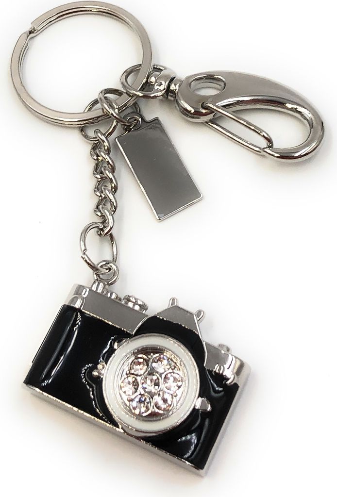 Onwomania Kamera Edel Schwarz Kristalle Funny USB Stick 64 GB USB 2.0