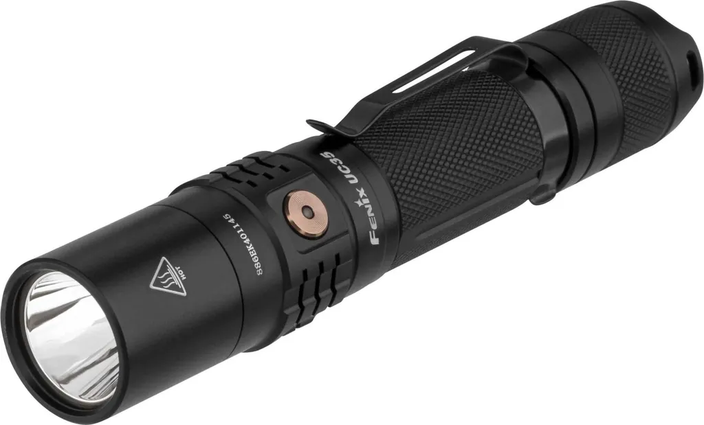 Lampe torche tactique Fenix UC35 V2.0 puissante pour l'extérieur