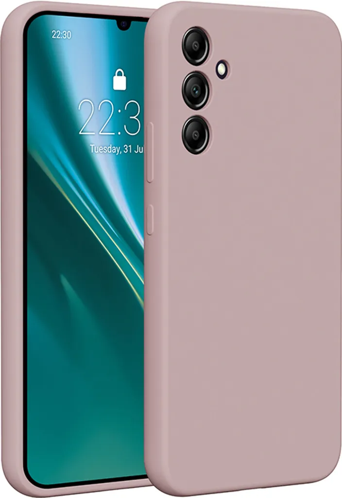 Migliore Cover Silicone Rosa Samsung A34 5G Etteri | Protezione 360°