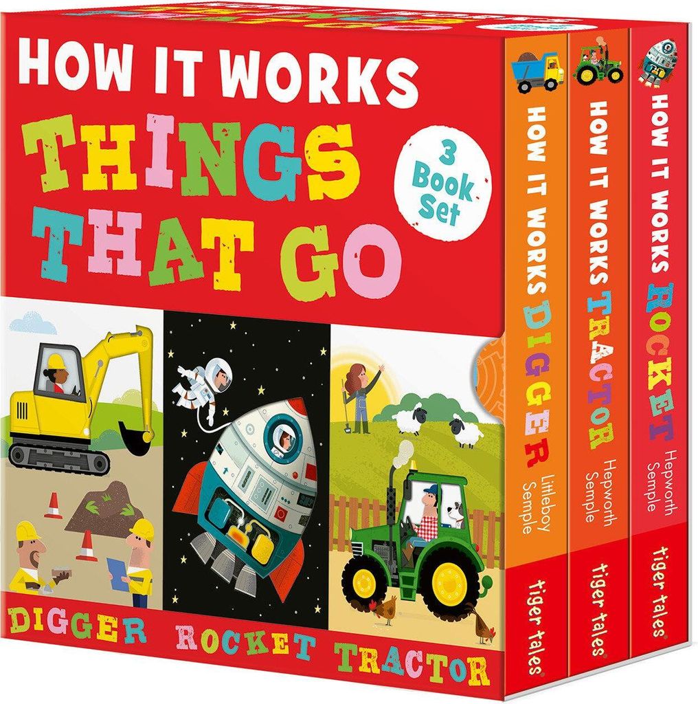 How It Works: Things That Go 3-Book Boxed Set