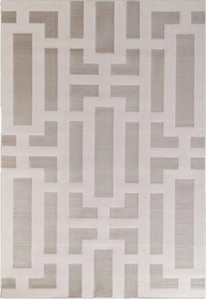 Wohnzimmerteppich, strukturiertes geometrisches Muster, Onyx, edles Design