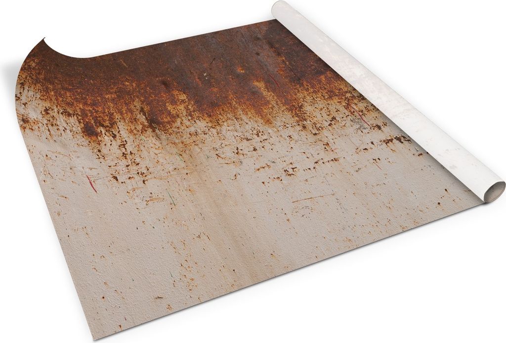 Rostige wand – PVC Klebefolie für Möbel – Möbelrenovierungsfolie – Möbelfolie selbstklebend – Küche – Schränke – Möbeldekorfolie...