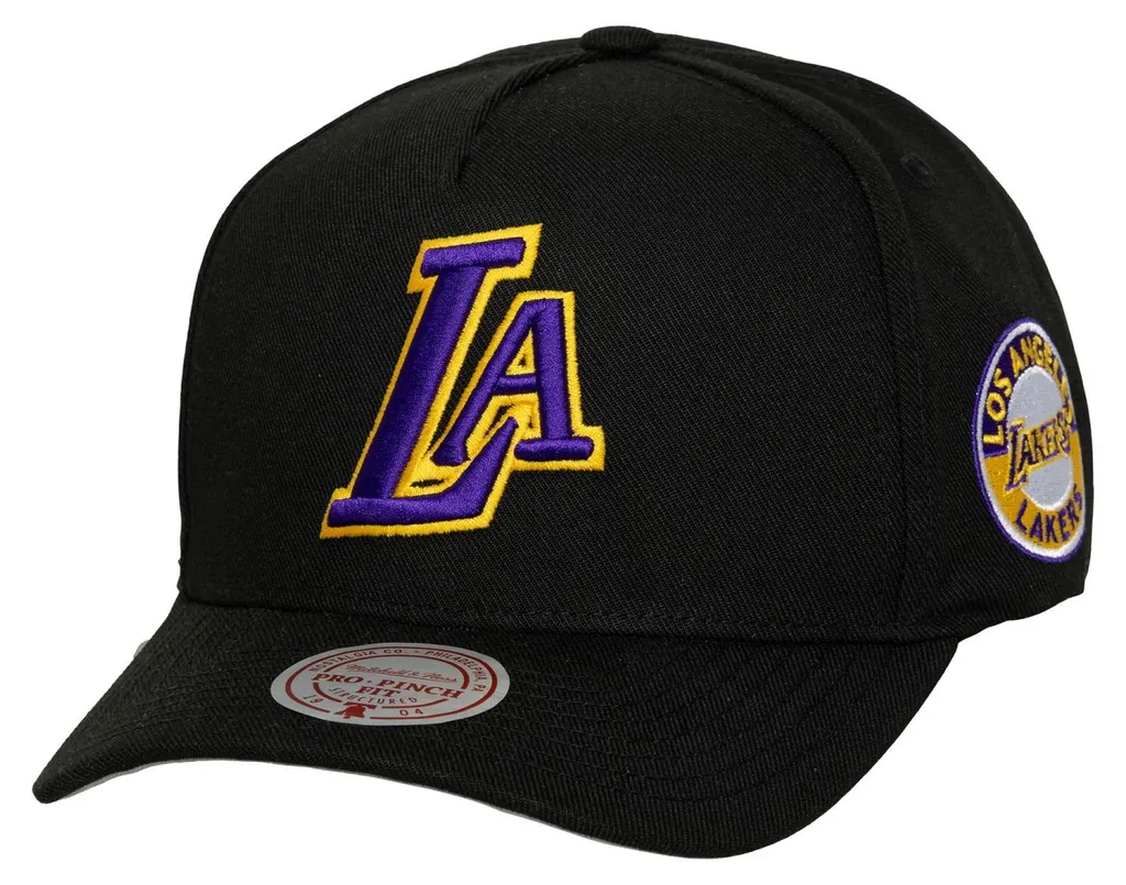 Casquette Snapback Lakers Noire Mitchell & Ness : Ajustement Parfait Garanti