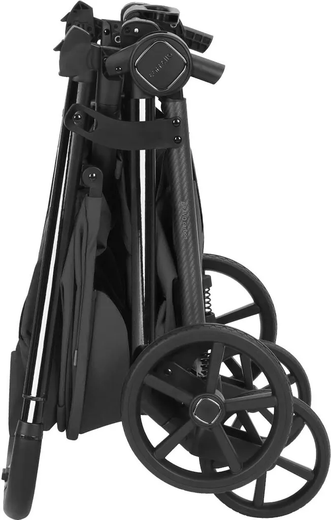 Poussette canne Carrello Bravo Carbon Tropic Green pliable et légère - 4