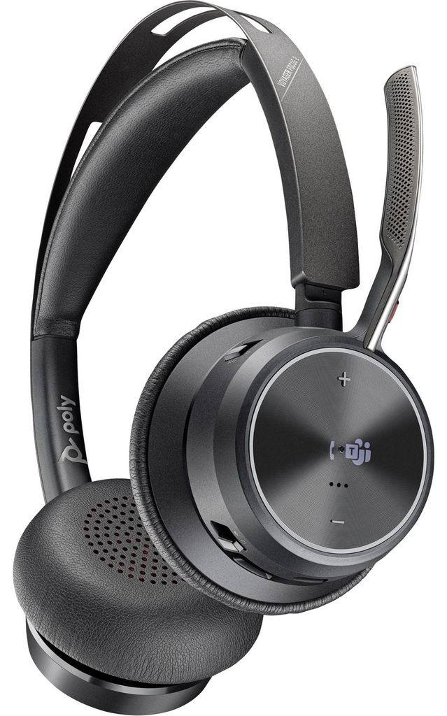 HP Poly Voyager Focus 2 USB-C-C-Headset, für Microsoft Produktbild 