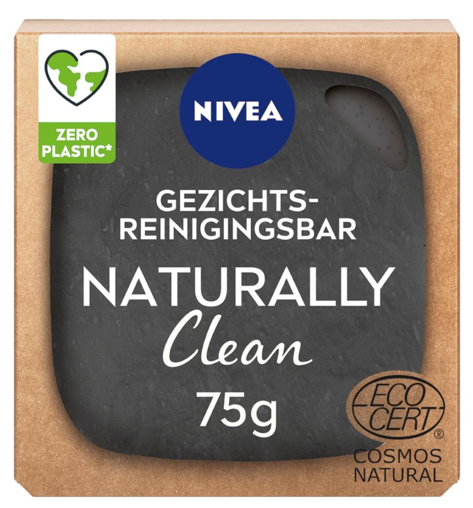 Nivea Naturally Clean Savon nettoyant exfoliant purifiant Image du produit 