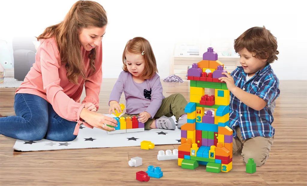 Sac de construction Mega Bloks multicolore de 150 pièces pour enfants