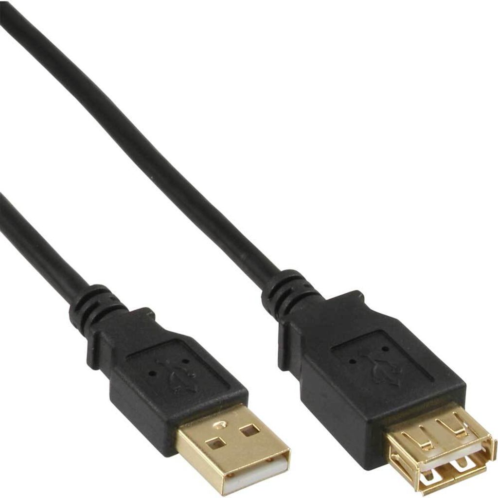 InLine® 34650S USB 2.0 predĺženie, zástrčka/zásuvka, typ A, Obrázok produktu 
