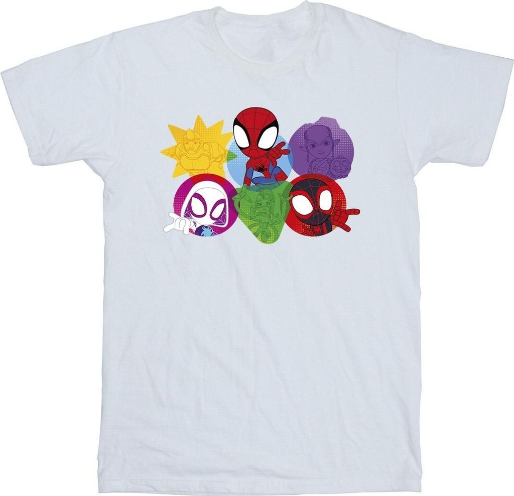 Marvel - "Spidey And His Amazing Friends" T-Shirt für Herren BI45535 (XXL) (Weiß)